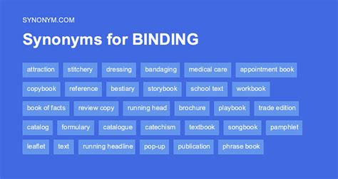 bindung synonym|binds thesaurus.